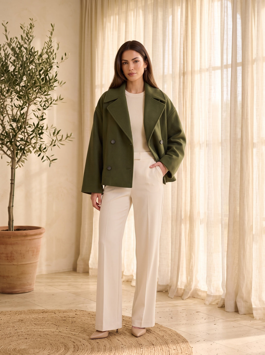 Henrietta – Olive, front