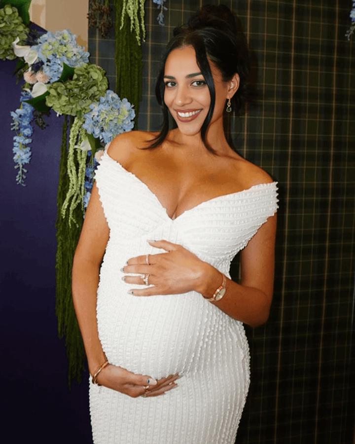 Hespera Hearthline Maternity Dress – White