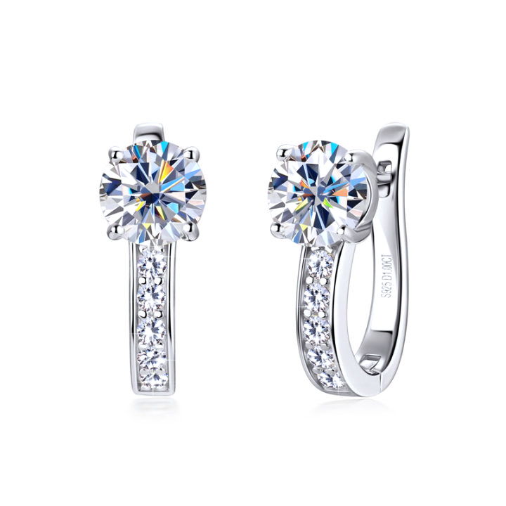 Selwynne | Dazzling Solitaire Hoop Earrings