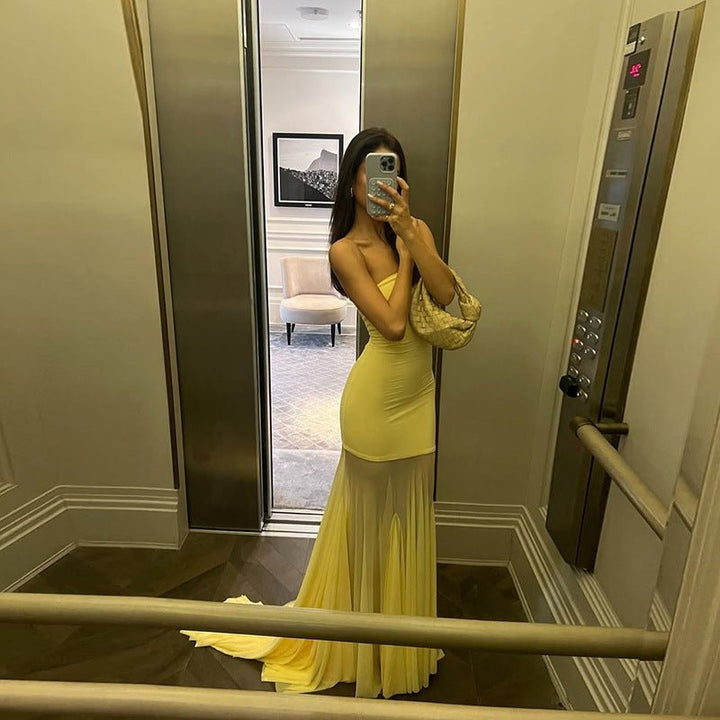 Idony | Radiant Sheer Gown in first_variant_option1 | Elegant Women&
