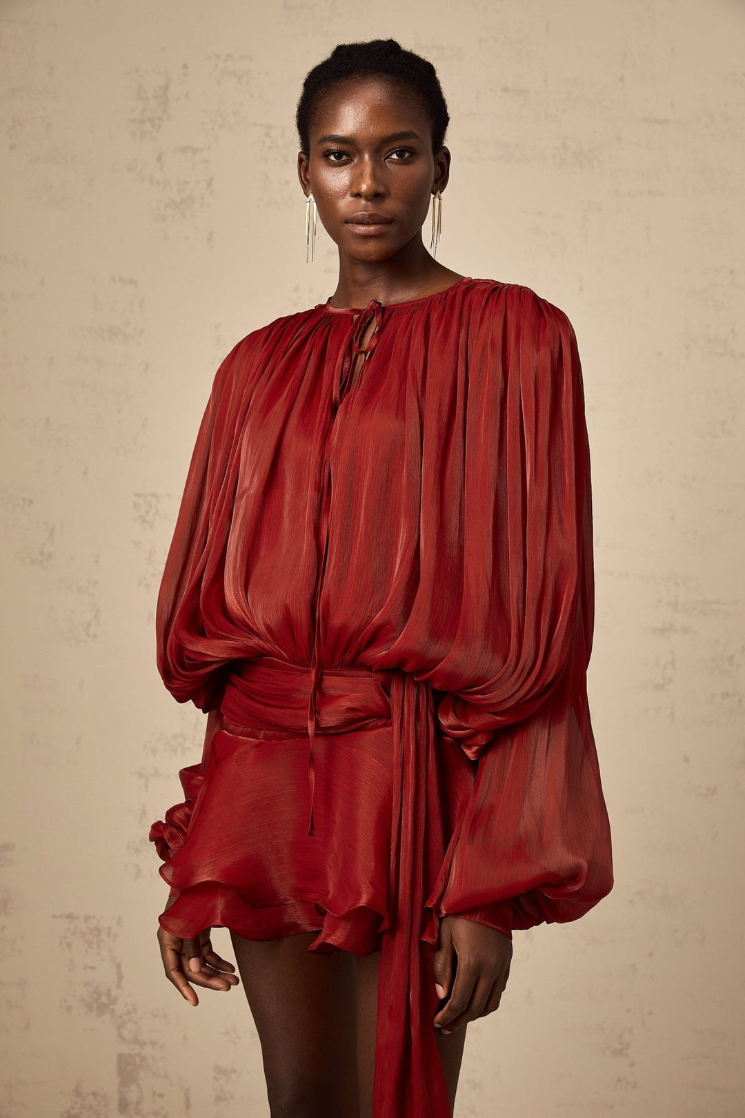 Indy | Flowing Satin Dress in first_variant_option1 | Elegant Women&
