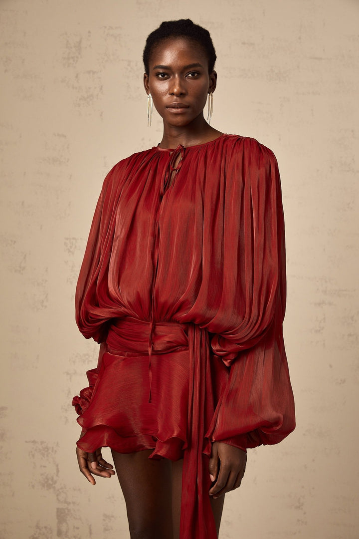 Indy | Flowing Satin Dress in first_variant_option1 | Elegant Women&