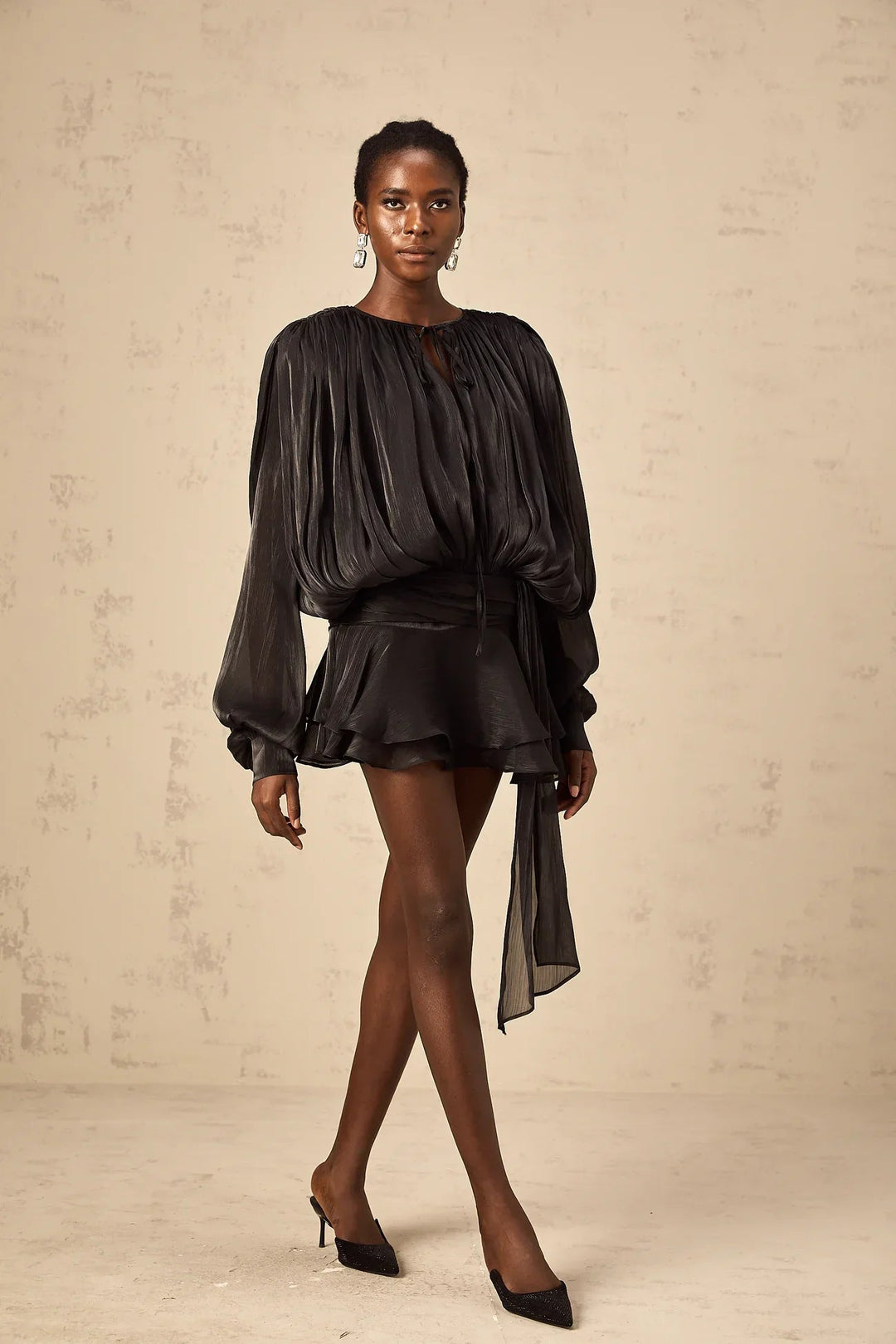 Indy | Flowing Satin Dress in first_variant_option1 | Elegant Women&