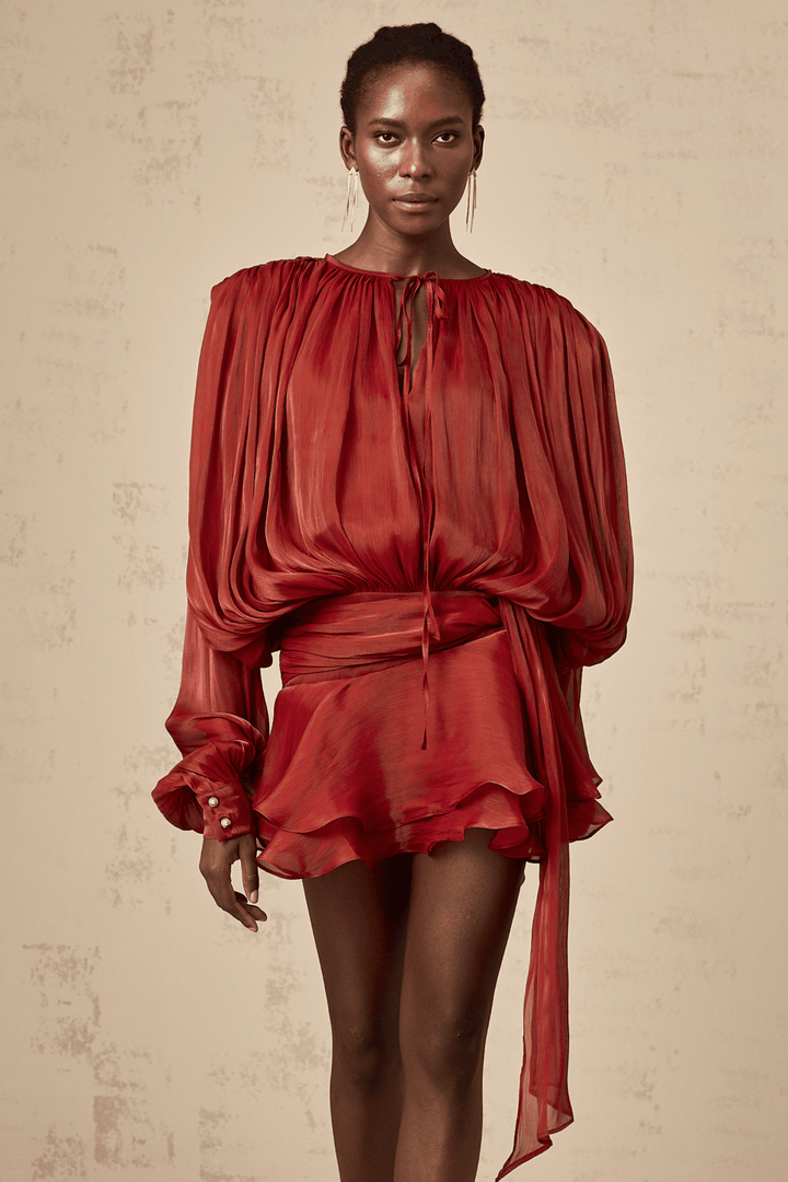 Indy | Flowing Satin Dress in first_variant_option1 | Elegant Women&