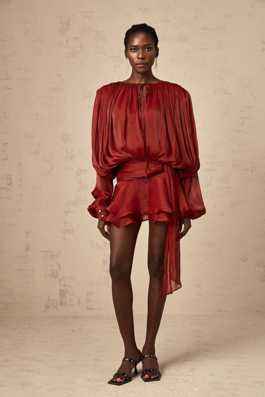 Indy | Flowing Satin Dress in first_variant_option1 | Elegant Women&