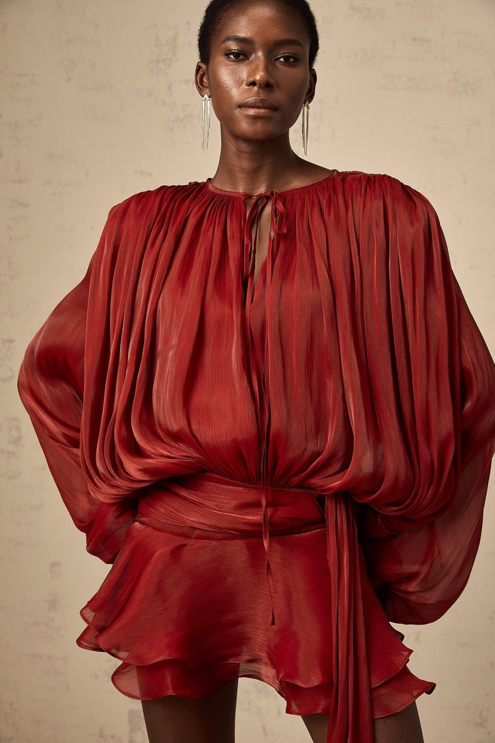 Indy | Flowing Satin Dress in first_variant_option1 | Elegant Women&