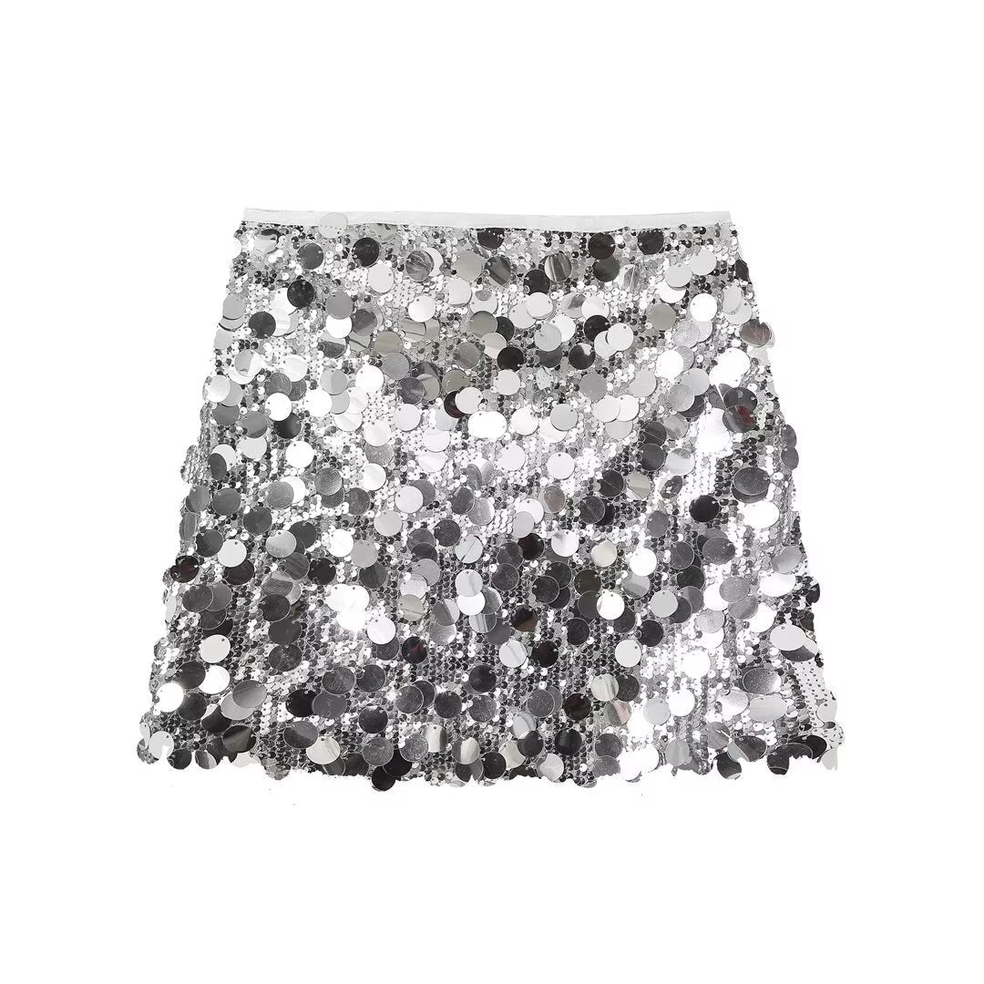 Isla | Sparkling Sequin Skirt in first_variant_option1 | Elegant Women&