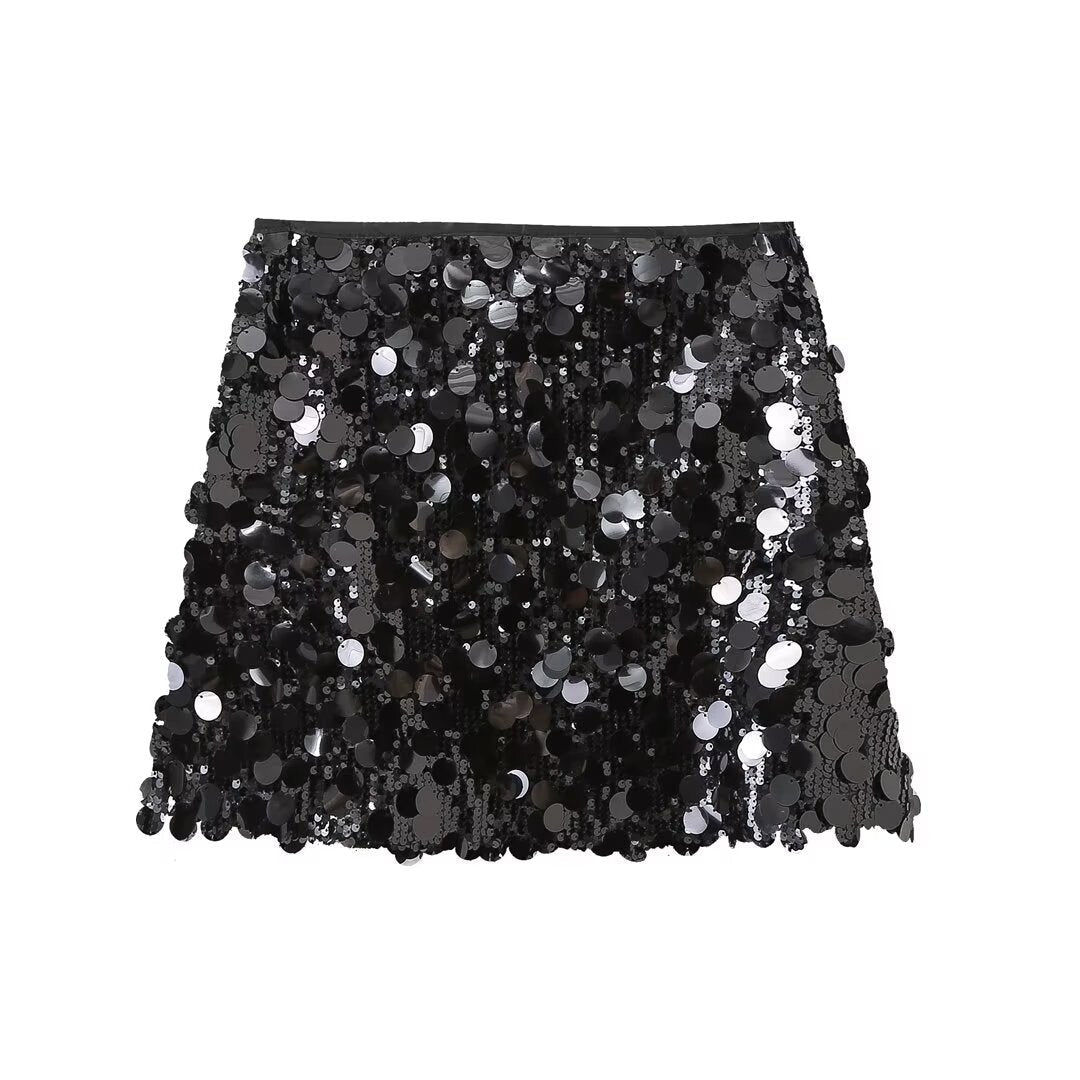 Isla | Sparkling Sequin Skirt in first_variant_option1 | Elegant Women&