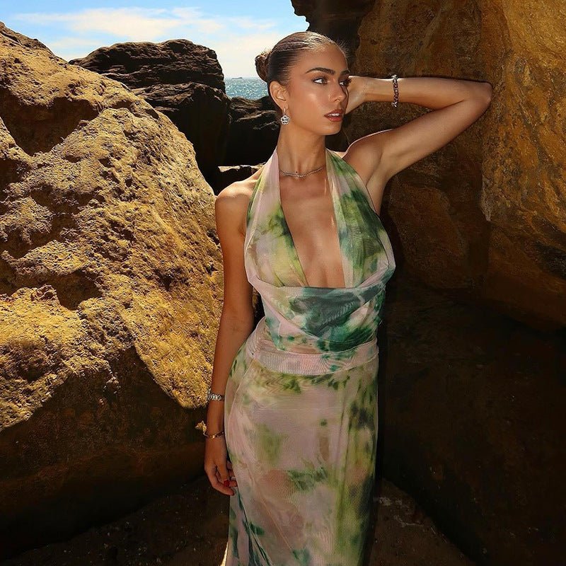Isley | Drape Maxi Dress in first_variant_option1 | Elegant Women&