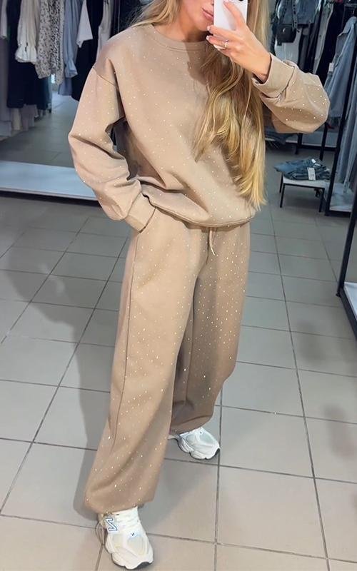 Ivey | Sparkly Tracksuit in first_variant_option1 | Elegant Women&