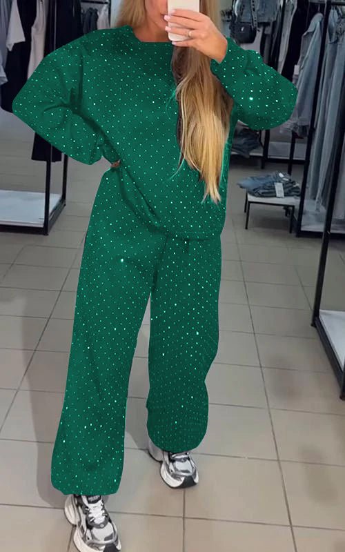 Ivey | Sparkly Tracksuit in first_variant_option1 | Elegant Women&
