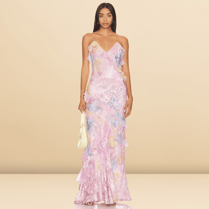 Izzy | Charming Ruffle Dress in first_variant_option1 | Elegant Women&