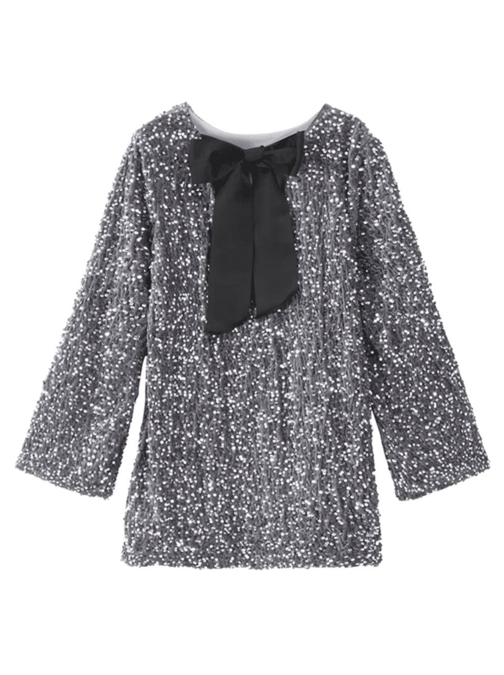 Izzy | Sequin Bow Dress in first_variant_option1 | Elegant Women&