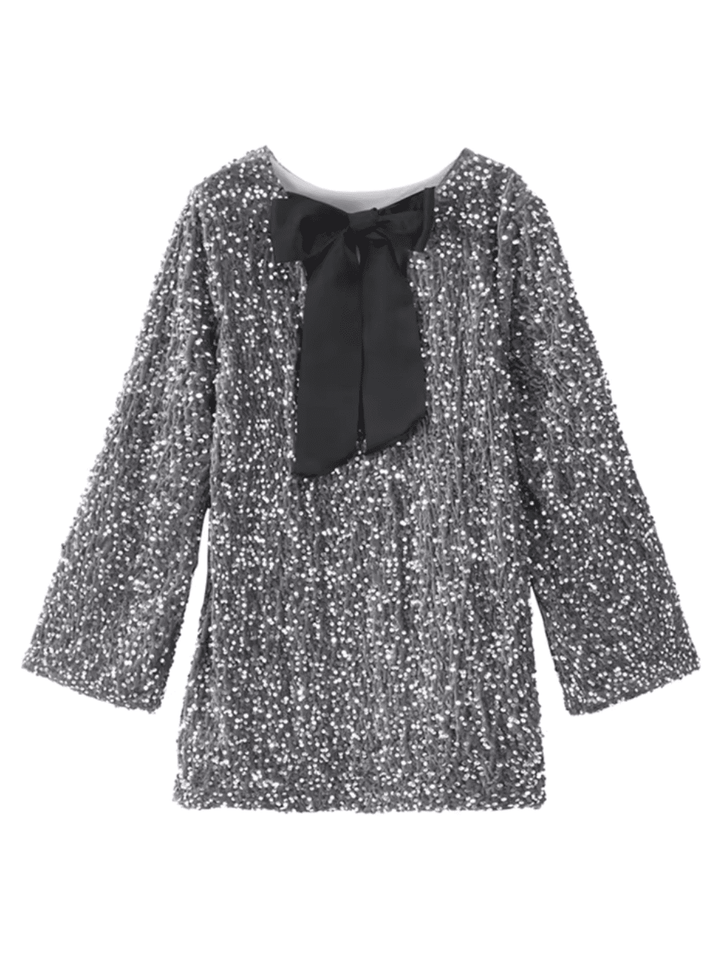 Izzy | Sequin Bow Dress in first_variant_option1 | Elegant Women&