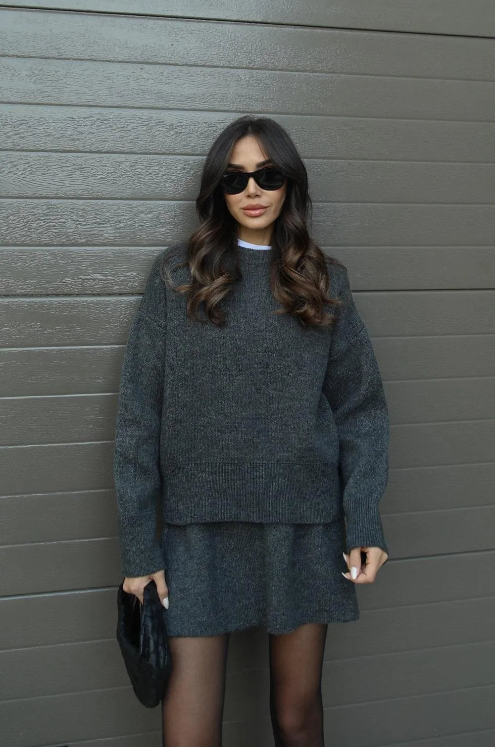 Jamie | Knitted Two Piece Set in first_variant_option1 | Elegant Women's Dress - Maeve The Label