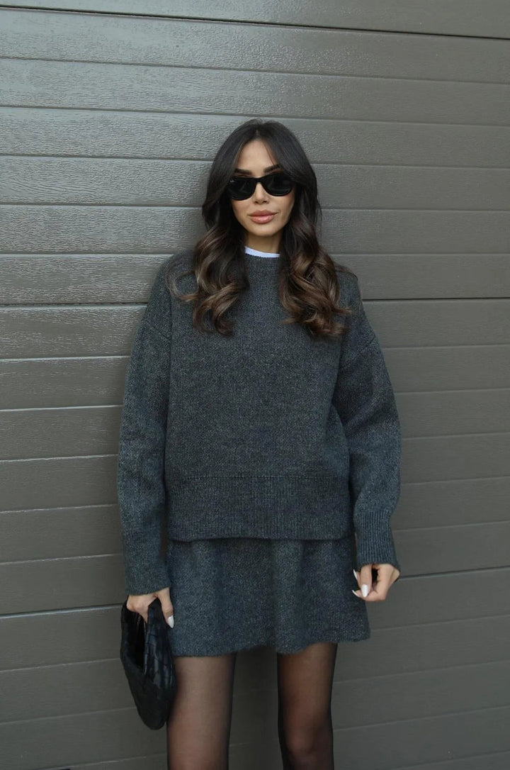 Jamie | Knitted Two Piece Set in first_variant_option1 | Elegant Women&