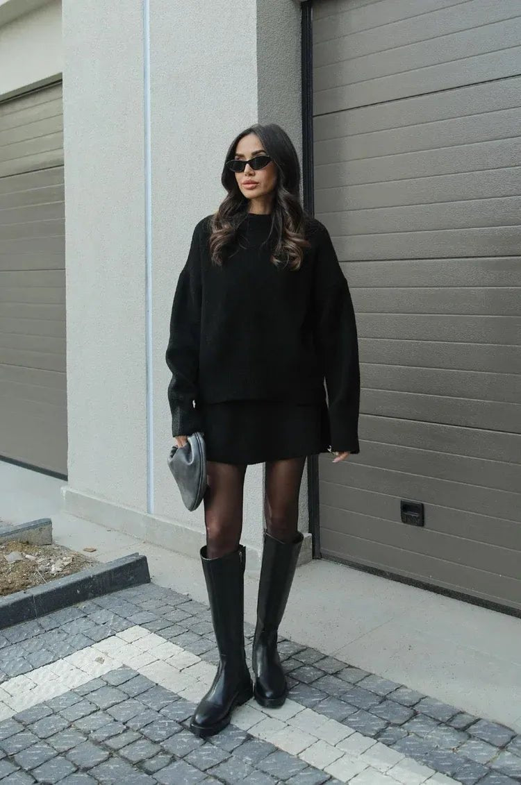Jamie | Knitted Two Piece Set in first_variant_option1 | Elegant Women&