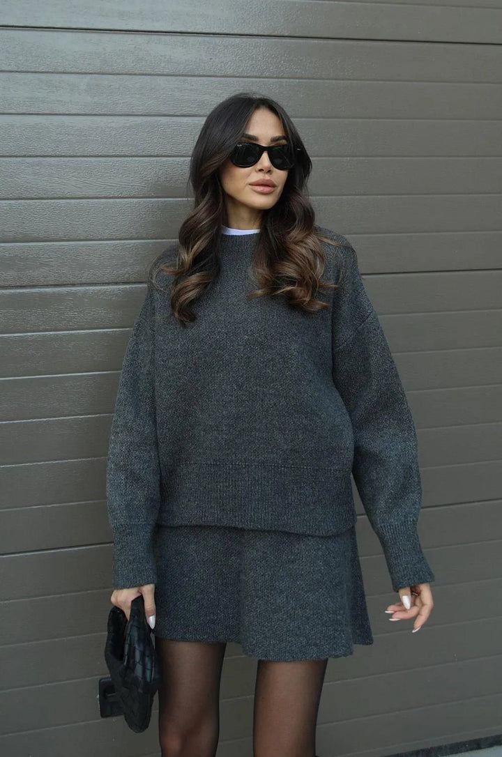 Jamie | Knitted Two Piece Set in first_variant_option1 | Elegant Women&