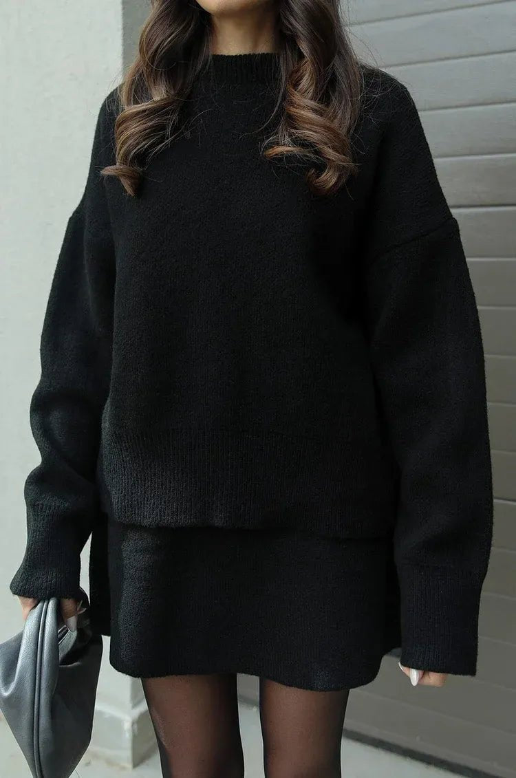 Jamie | Knitted Two Piece Set in first_variant_option1 | Elegant Women&