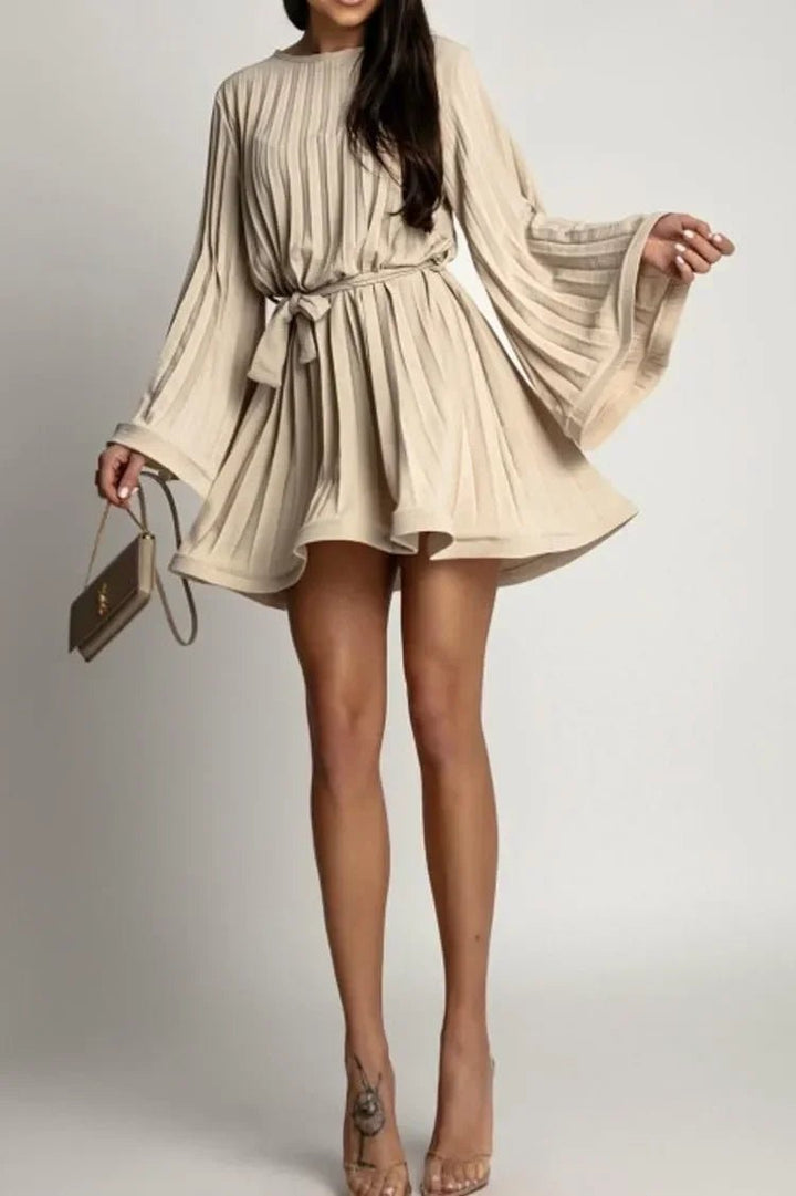 Jessie | Graceful Pleated Dress in first_variant_option1 | Elegant Women&