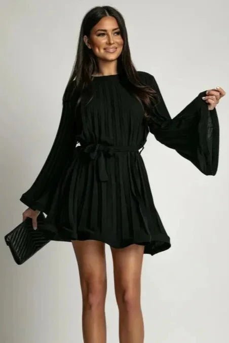 Jessie | Graceful Pleated Dress in first_variant_option1 | Elegant Women&