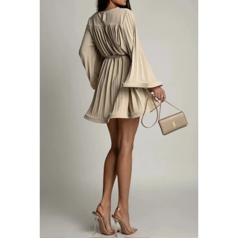 Jessie | Graceful Pleated Dress in first_variant_option1 | Elegant Women&