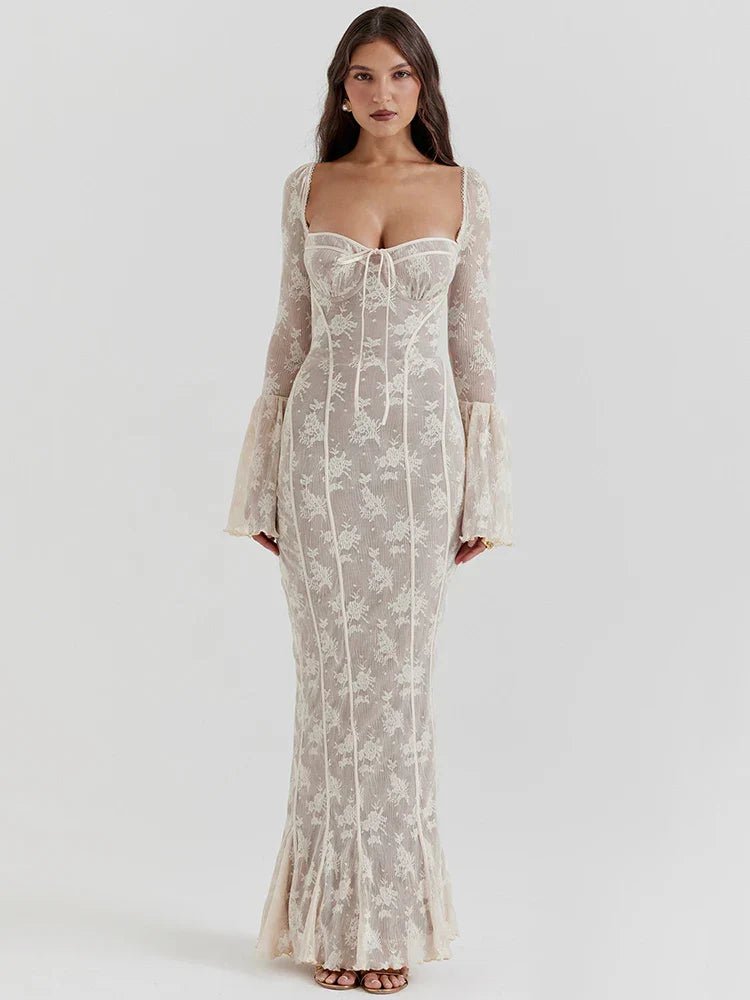 Joelle | Bodycon Lace Dress in first_variant_option1 | Elegant Women&