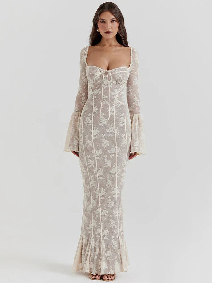 Joelle | Bodycon Lace Dress in first_variant_option1 | Elegant Women&