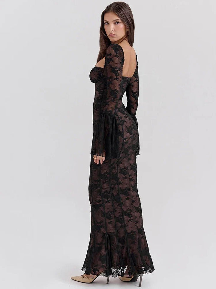 Joelle | Bodycon Lace Dress in first_variant_option1 | Elegant Women&
