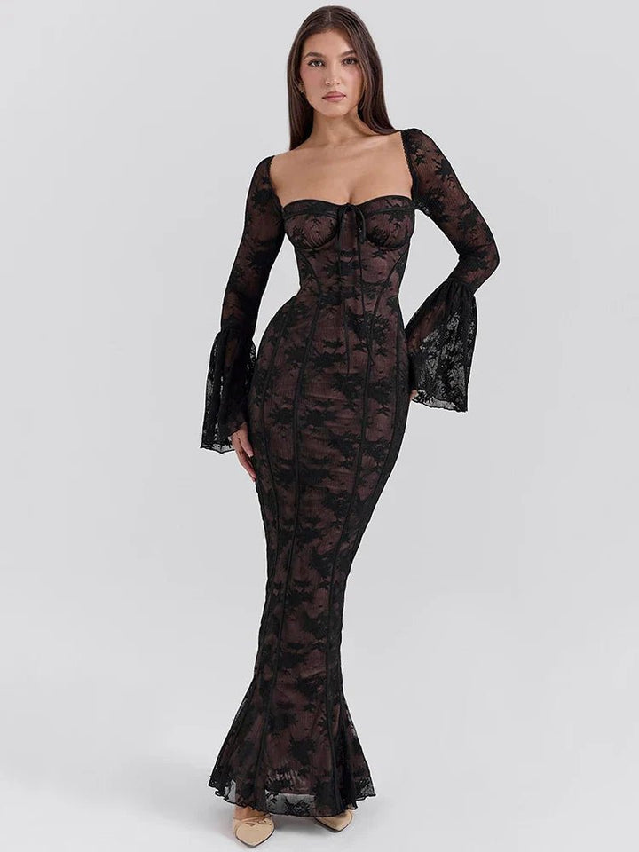 Joelle | Bodycon Lace Dress in first_variant_option1 | Elegant Women&