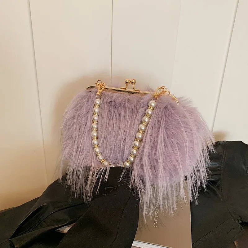 Julianna | Luxurious Feather Purse in first_variant_option1 | Elegant Women&