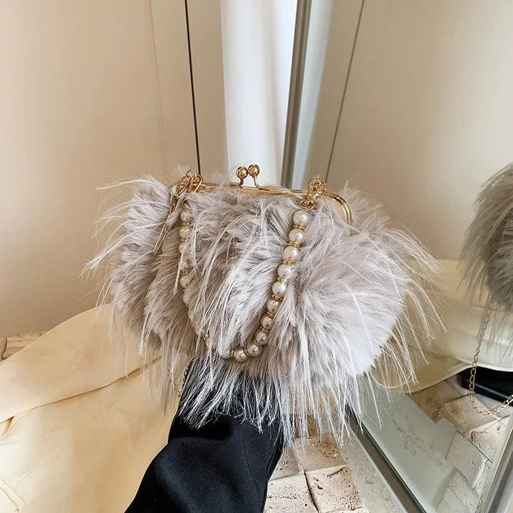 Julianna | Luxurious Feather Purse in first_variant_option1 | Elegant Women&
