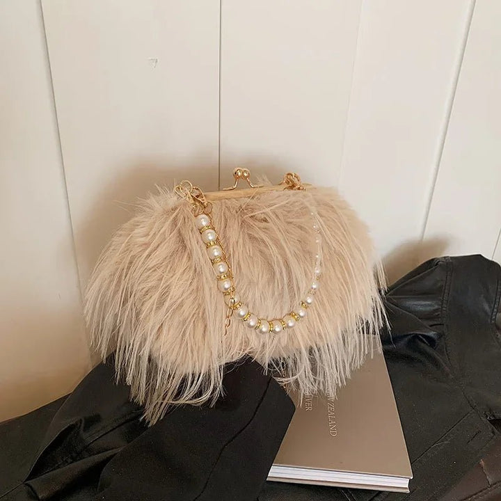 Julianna | Luxurious Feather Purse in first_variant_option1 | Elegant Women&