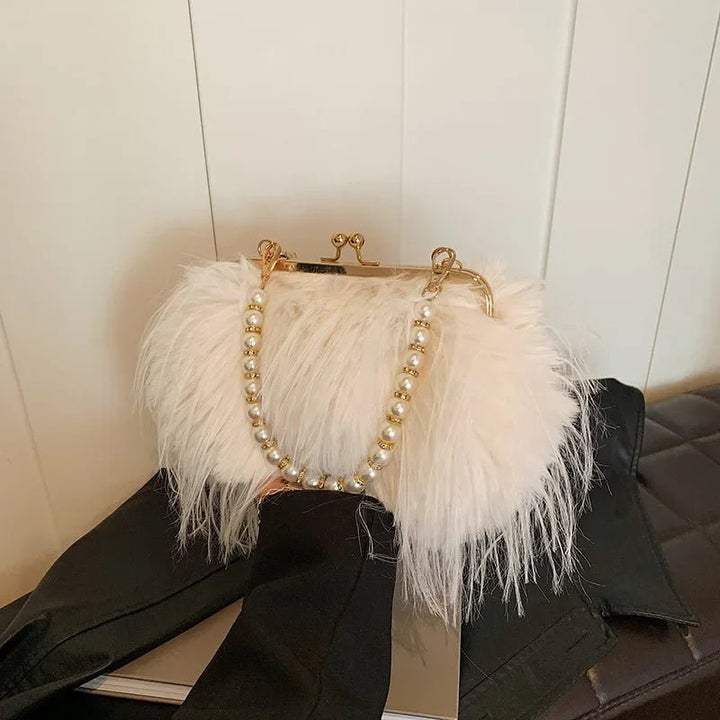 Julianna | Luxurious Feather Purse in first_variant_option1 | Elegant Women&