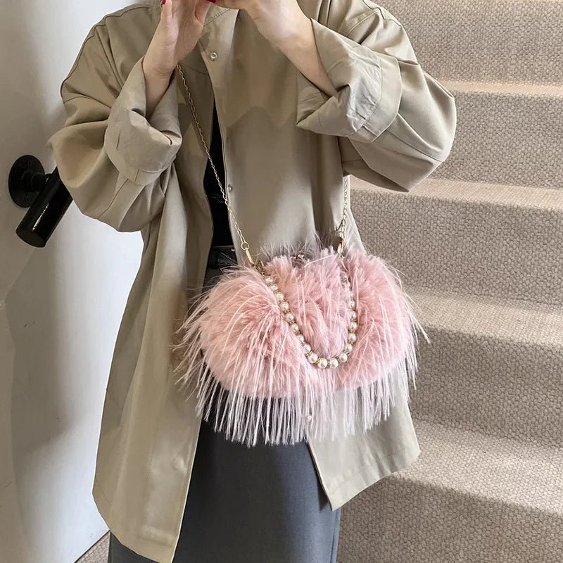 Julianna | Luxurious Feather Purse in first_variant_option1 | Elegant Women&
