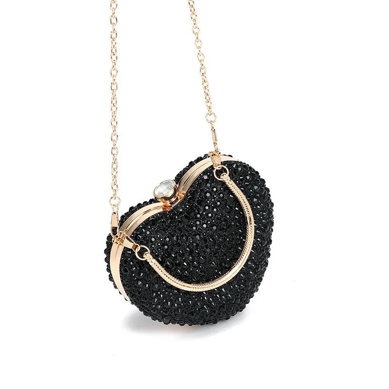 Juliet | Dazzling Heart Handbag in first_variant_option1 | Elegant Women&