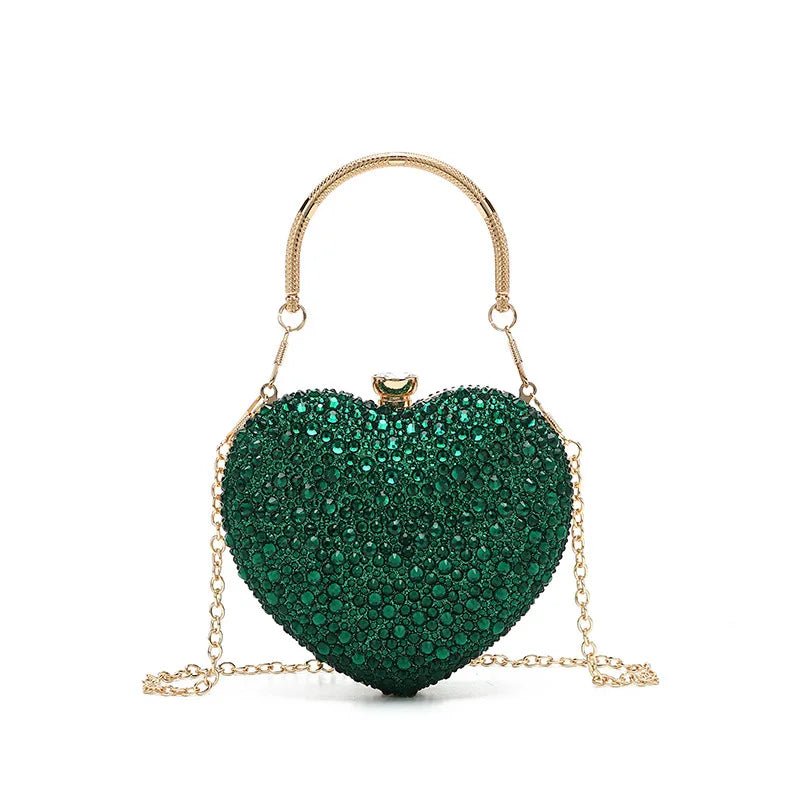 Juliet | Dazzling Heart Handbag in first_variant_option1 | Elegant Women&