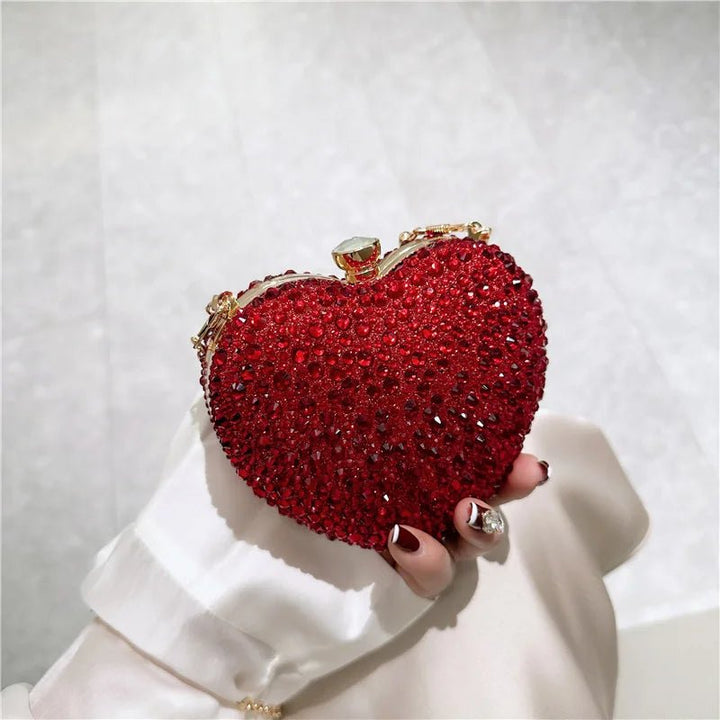Juliet | Dazzling Heart Handbag in first_variant_option1 | Elegant Women&