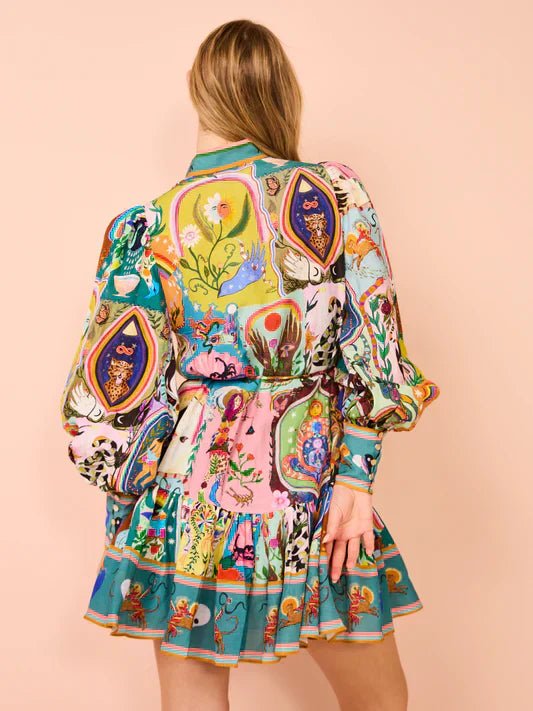 Kahlani | Playful Printed Dress in first_variant_option1 | Elegant Women's Dress - Maeve The Label