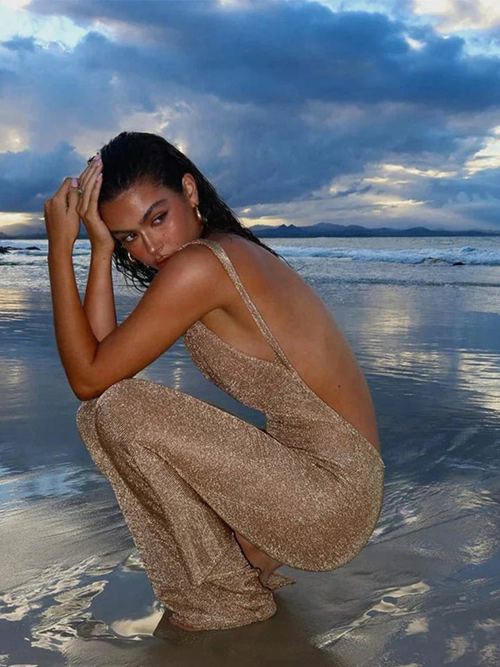 Kalani | Stunning Metallic Gown in first_variant_option1 | Elegant Women&