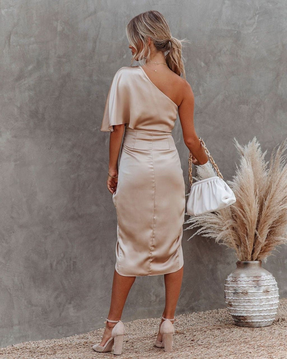 Karina | Sophisticated Satin Dress in first_variant_option1 | Elegant Women's Dress - Maeve The Label