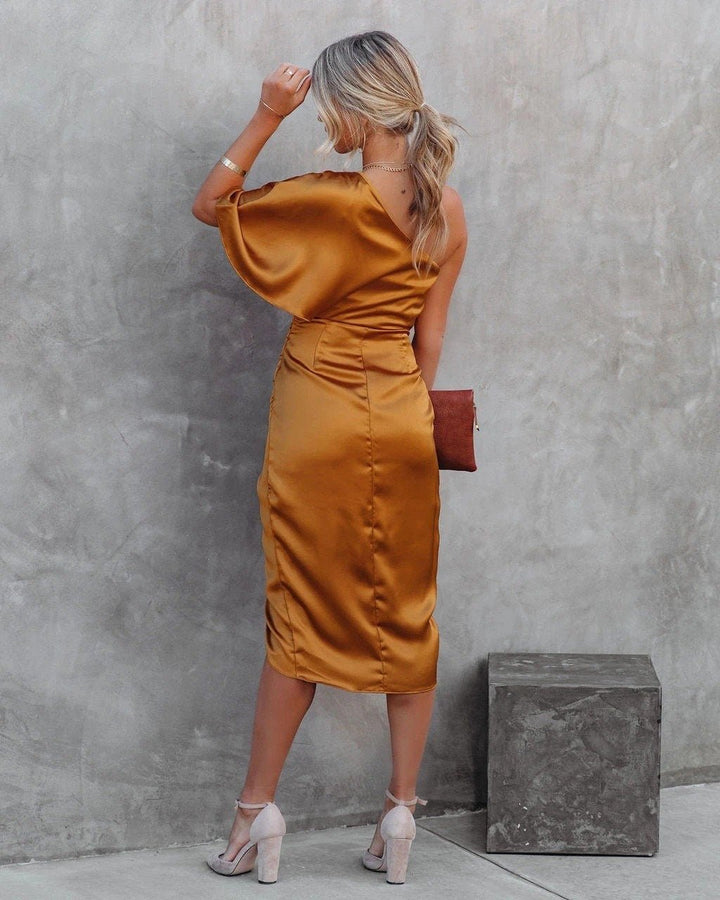 Karina | Sophisticated Satin Dress in first_variant_option1 | Elegant Women&