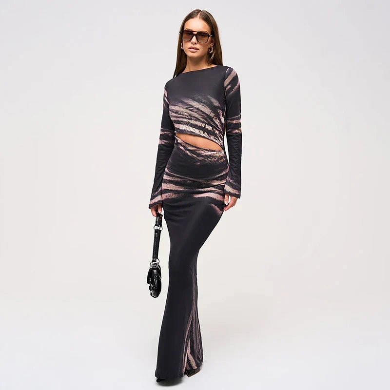 Kate | Edgy Cut - Out Dress in first_variant_option1 | Elegant Women&