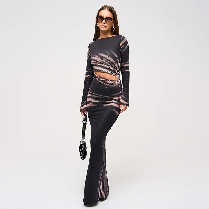 Kate | Edgy Cut - Out Dress in first_variant_option1 | Elegant Women&