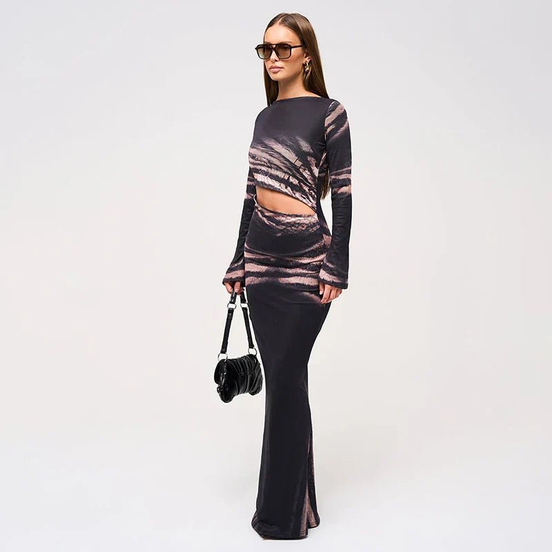 Kate | Edgy Cut - Out Dress in first_variant_option1 | Elegant Women's Dress - Maeve The Label