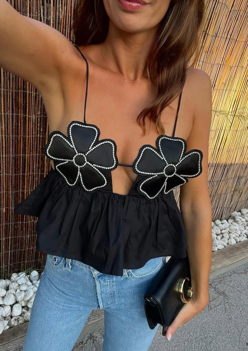 Katell | Petal Bloom Top in first_variant_option1 | Elegant Women&
