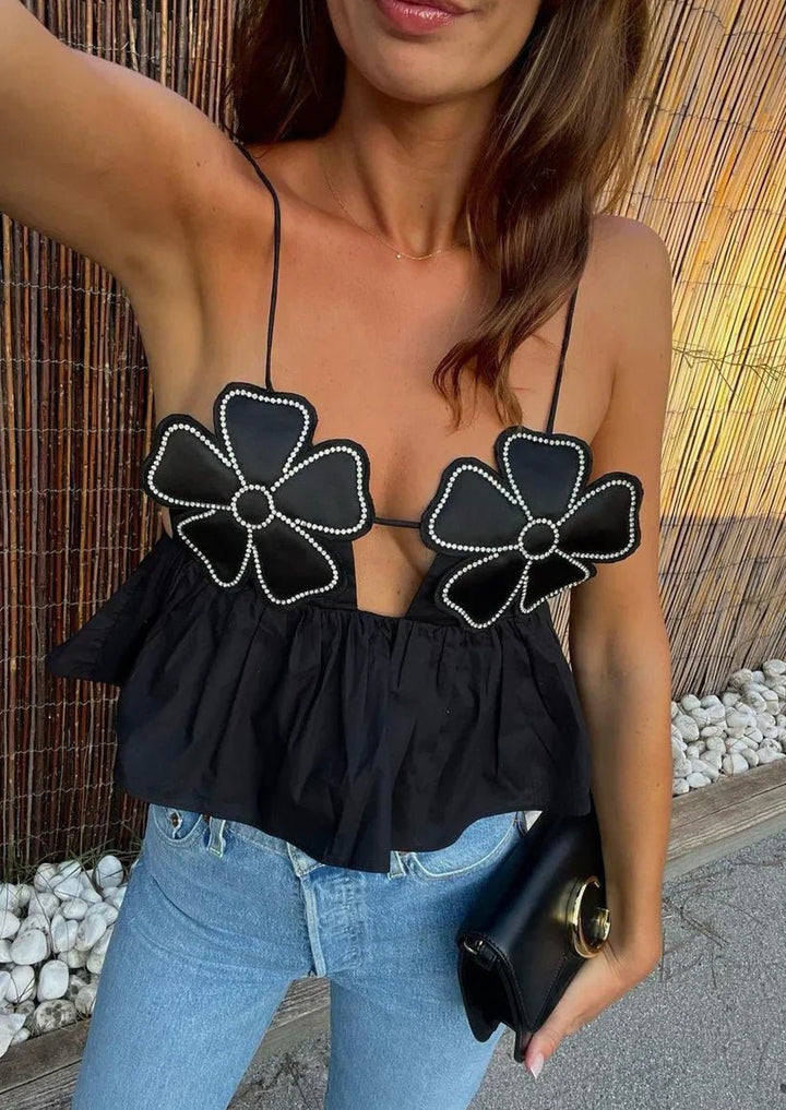 Katell | Petal Bloom Top in first_variant_option1 | Elegant Women&