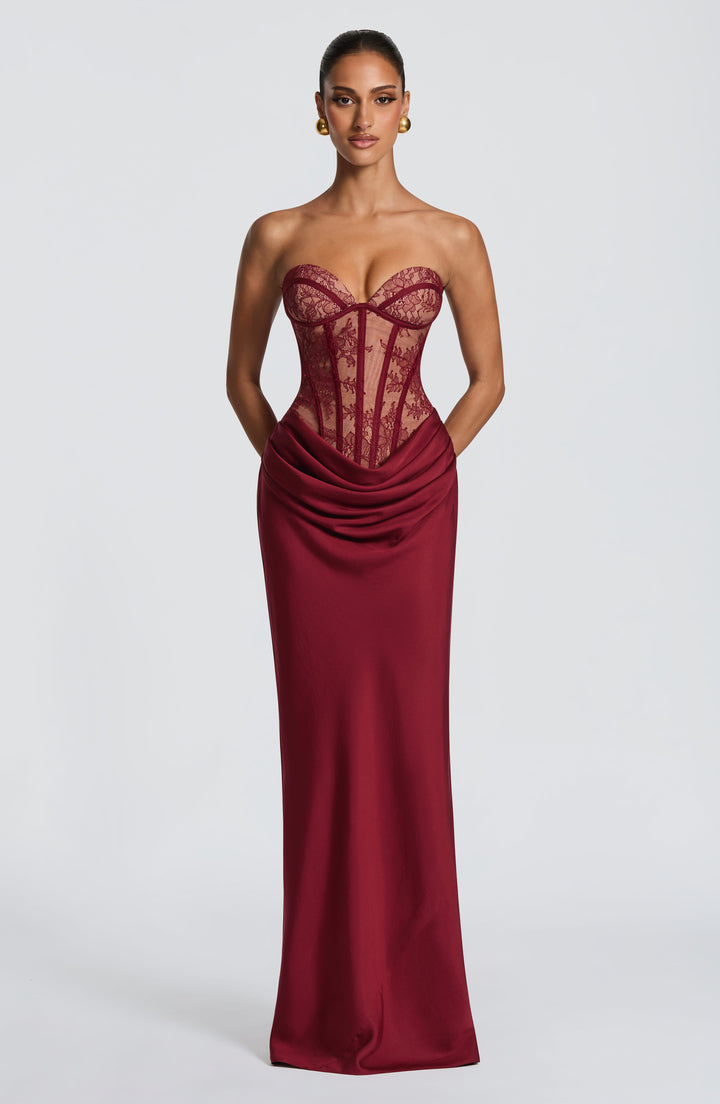 Evangeline | Strapless Maxi Dress