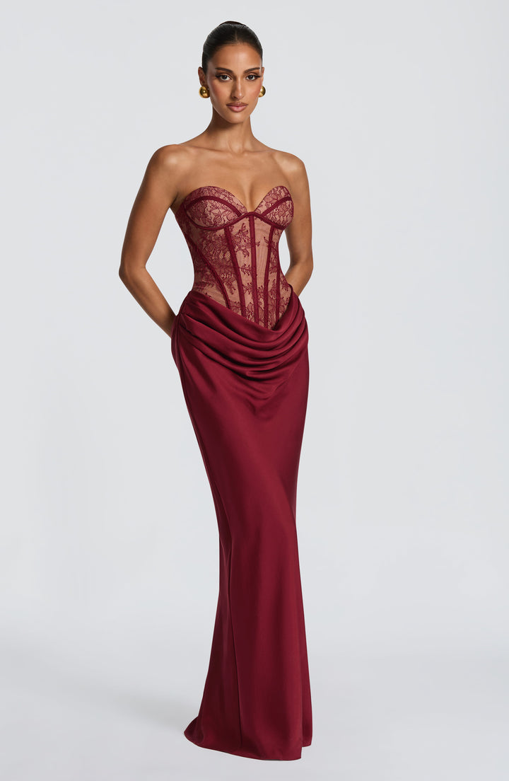 Evangeline | Strapless Maxi Dress