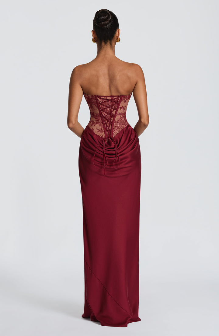 Evangeline | Strapless Maxi Dress